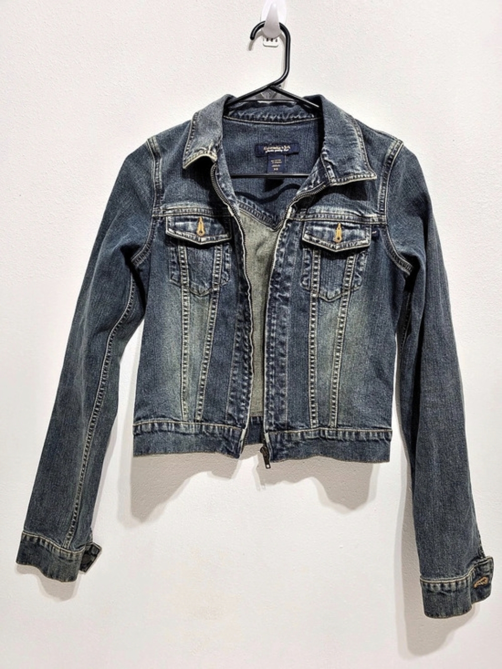 Abercrombie & Fitch Women's Blue Denim Jean Jacket Like New Size XS
